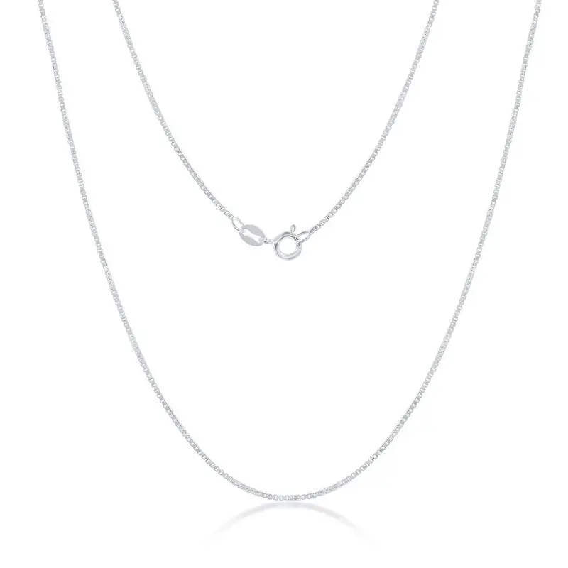 Sterling Silver 1.0mm Box Chain