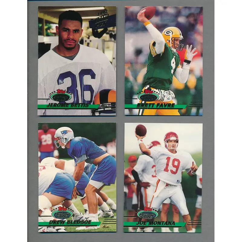 1993 Topps Stadium Club Football Complete Set (550)