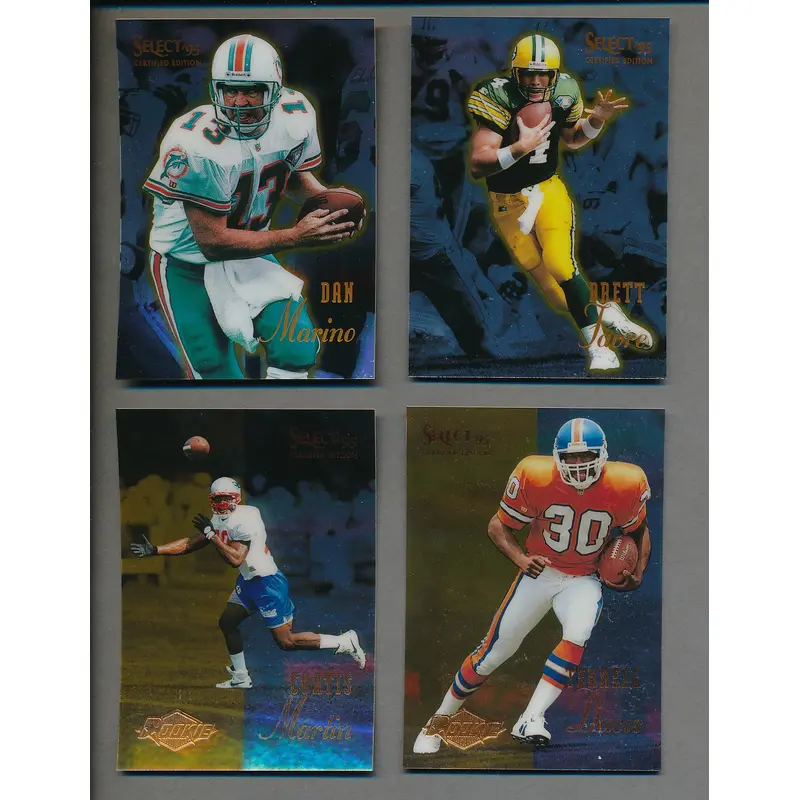 1995 Select Certified Football Complete Set (135) NM/MT MT