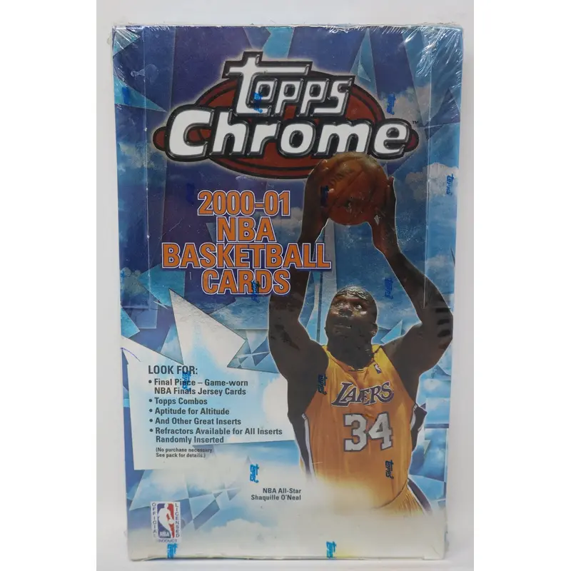 2000/01 Topps Chrome Basketball Box (Retail) (24/4)