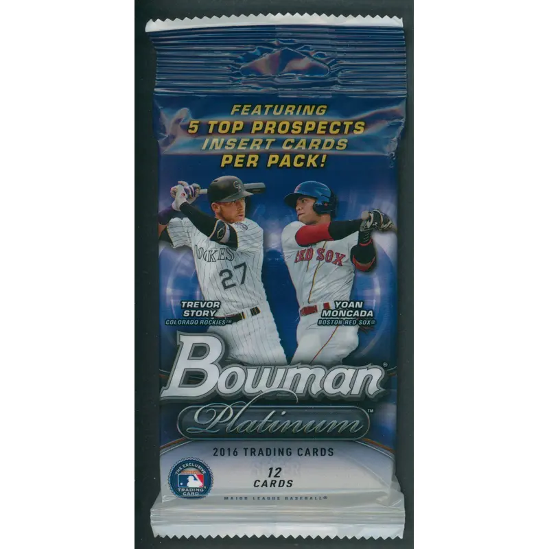 2016 Bowman Platinum Baseball Unopened Jumbo Pack