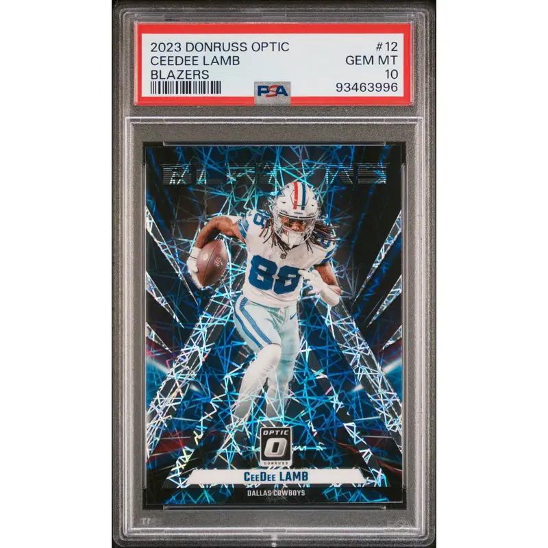 CeeDee Lamb 2023 Donruss Optic Blazers PSA 10 Gem Mint