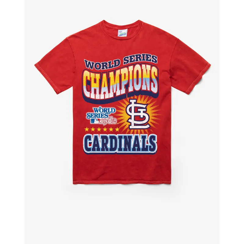 ST. LOUIS CARDINALS COOPERSTOWN WORLD SERIES LOCKER VINTAGE '47 TUBULAR TEE