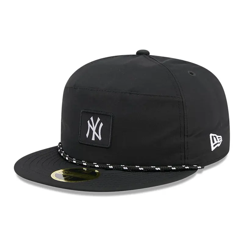 New York Yankees MLB Black 59FIFTY Split Panel Fitted Cap