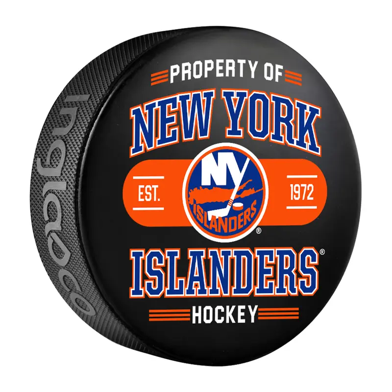 NHL New York Islanders Property Of Souvenir Collector Hockey Puck