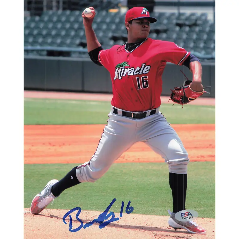 Brusdar Graterol signed 8x10 photo PSA/DNA Minnesota Twins Autographed