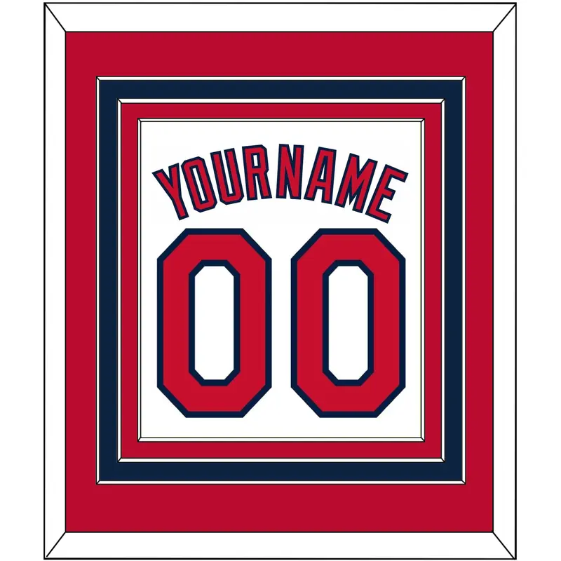 Cleveland Name & Number - Home White (2012-2021) - Triple Mat 3