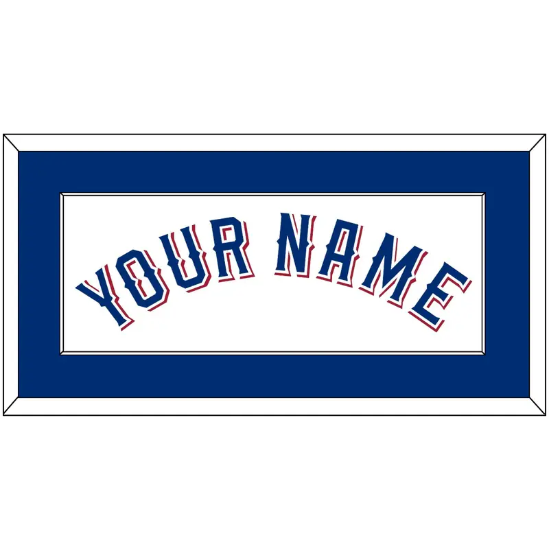 Texas Name - Home White (2020-2023) - Single Mat 1