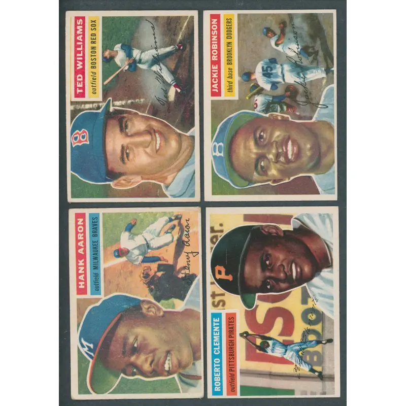 1956 Topps Baseball Near Set (337/340) EX NM