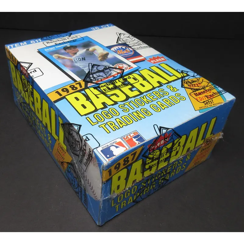 1987 Fleer Baseball Unopened Wax Box (FASC)