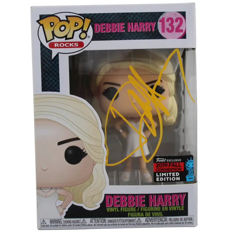 Debbie Harry Blondie Signed #132 Pop! Rocks Funko Pop Vinyl Figure BAS #AD77130
