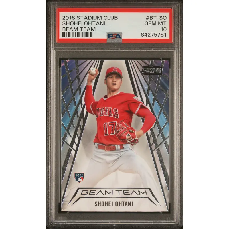 Shohei Ohtani 2018 Stadium Club Beam Team PSA 10 Gem Mint