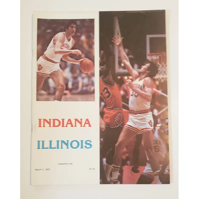 1983 Indiana University vs. Illinois Basketball Program
