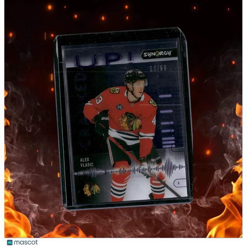 2022-23 Upper Deck Synergy Alex Vlasic  Cranked Up! Purple 88/99 #CU-AV