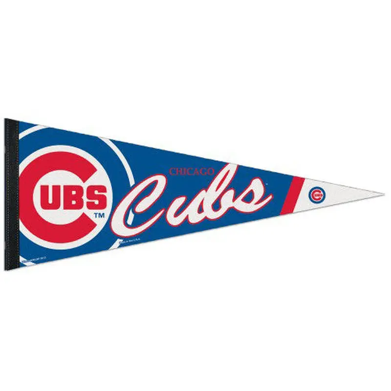Chicago Cubs Official MLB Logo-Style Premium Felt Pennant - Wincraft Inc.