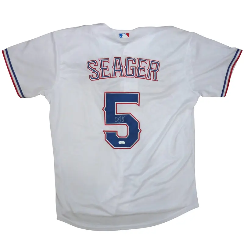 Corey Seager Autographed Texas Rangers (White #5) Jersey - JSA