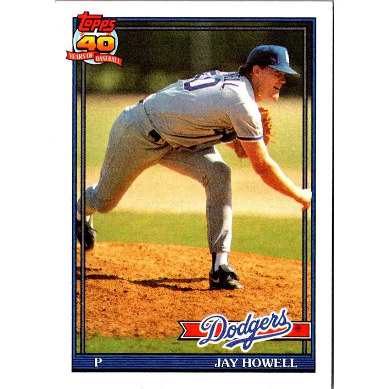 1991 Topps Jay Howell #770