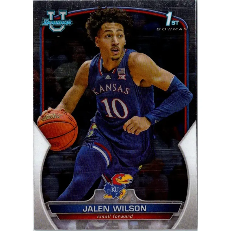 2022 Bowman University Chrome Jalen Wilson #67