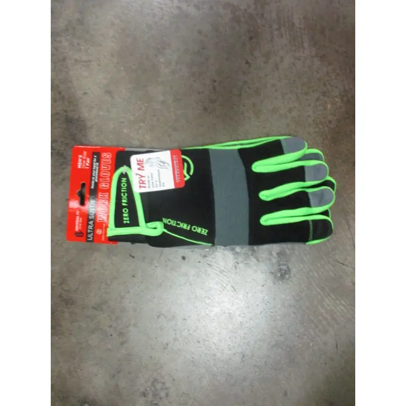 Zero Friction Ultra Suede Work Gloves Men's One Size