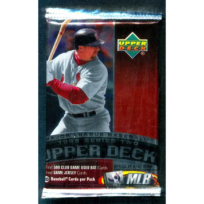 1999 Upper Deck Baseball Unopened Series 2 Pack (10)