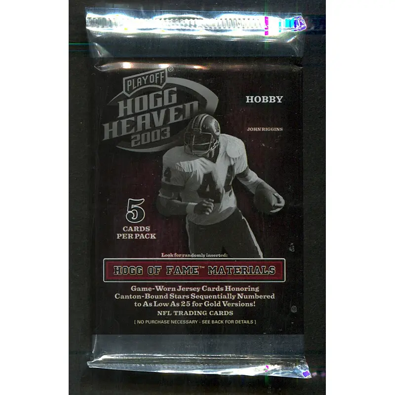 2003 Playoff Hogg Heaven Football Unopened Pack (Hobby) (5)