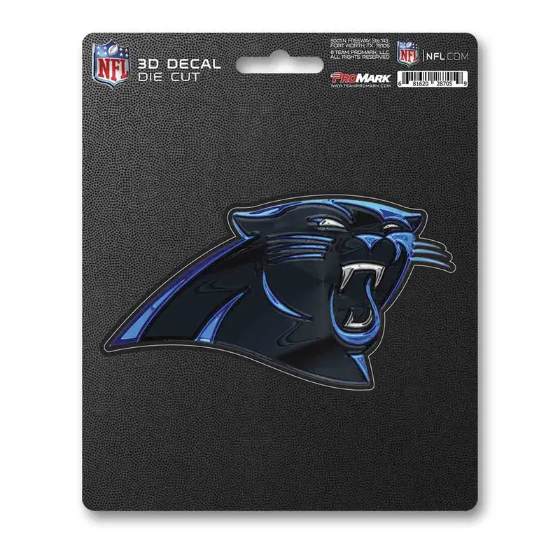 NFL - Carolina Panthers 3D Decal