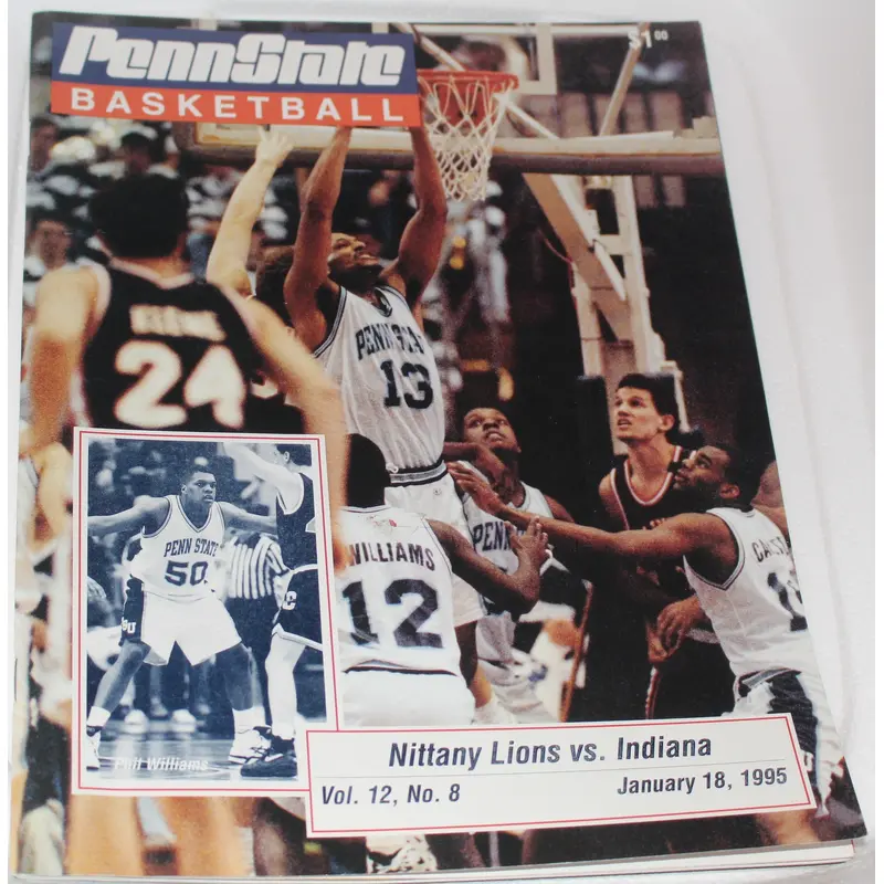 1995 Indiana University vs Penn State Basketball Program