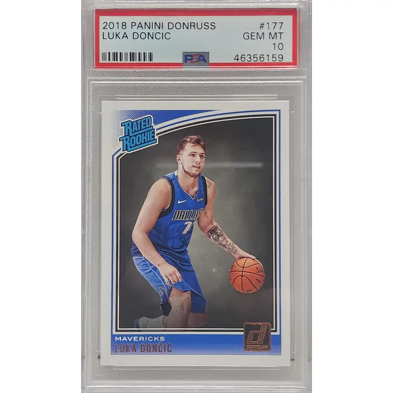 Luka Doncic 2018 Donruss Rookie #177 PSA 10 Gem Mint 6159