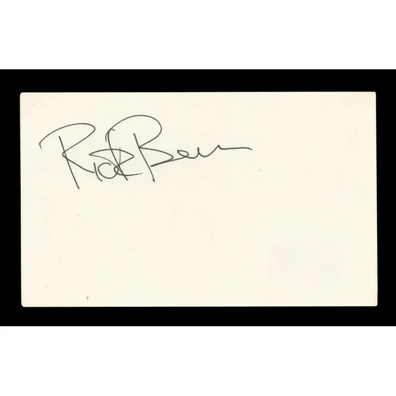 Rick Berman Star Trek Enterprise Signed 3x5 Index Card Autographed BAS #AD70319