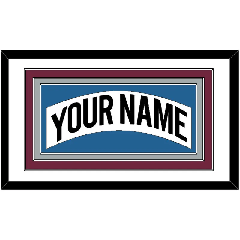 Colorado Nameplate - Home White (1999-2001) - Triple Mat 2
