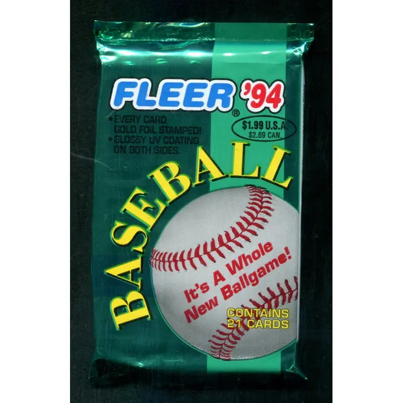 1994 Fleer Baseball Unopened Jumbo Pack (Pre-Priced)