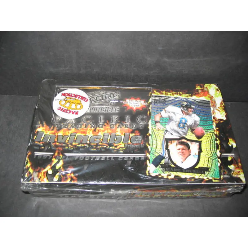 1997 Pacific Invincible Prism 2 Football Box