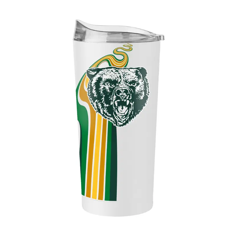 Baylor Growling Bear 20oz Powder Coat Tumbler