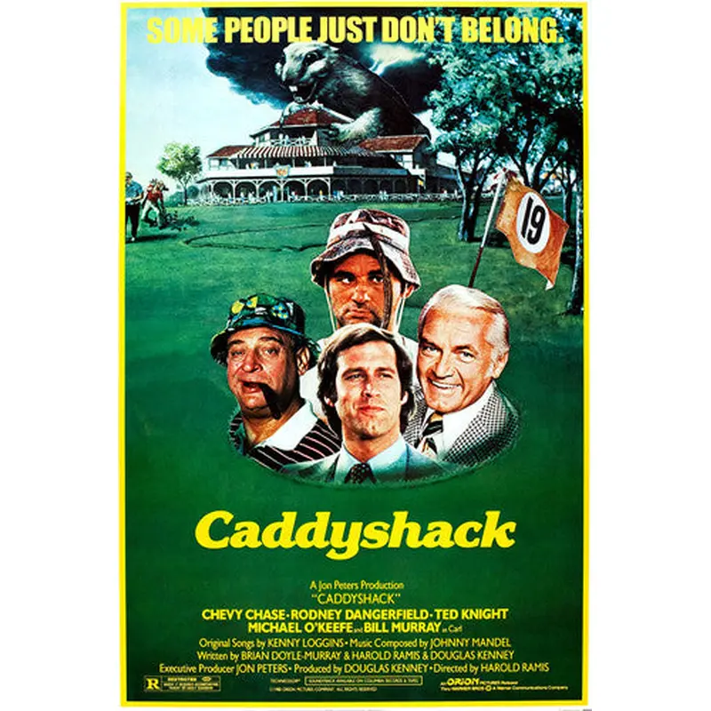 Caddyshack (1980) Classic Golf Comedy Movie Poster Reproduction (24x36) - Eurographics Inc.