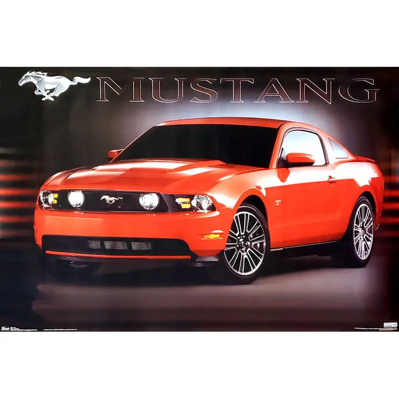 Ford Mustang "Red Muscle" Cool Car Poster - Trends International 2009