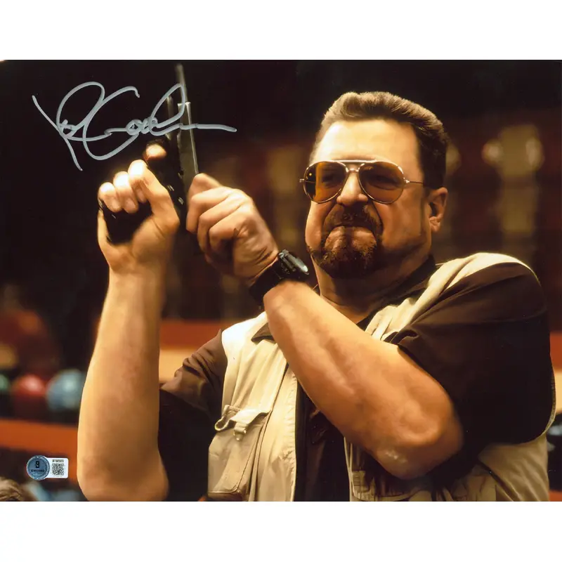 John Goodman The Big Lebowski Authentic Signed 11x14 Horizontal Photo BAS