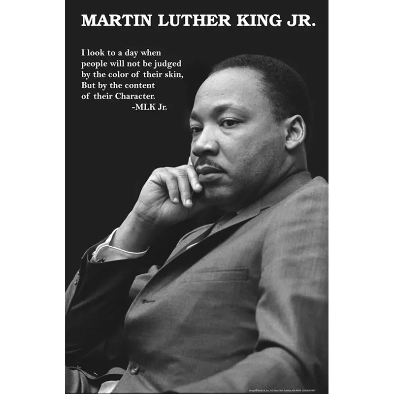 Martin Luther King Jr. "Content of their Character" Poster - Studio B Inc.
