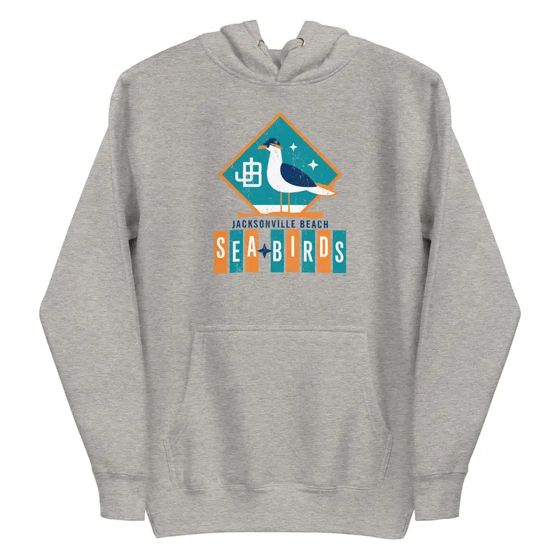 MiLB Hometown Collection Jacksonville Beach Sea Birds Unisex Premium Hoodie