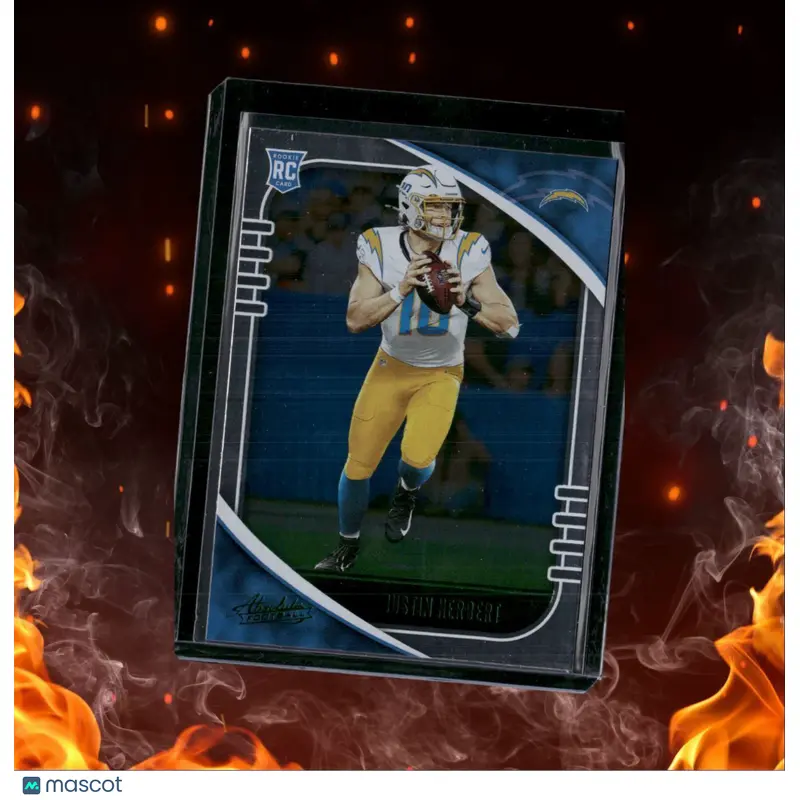 2020 Panini Absolute Justin Herbert Green Rookie #167