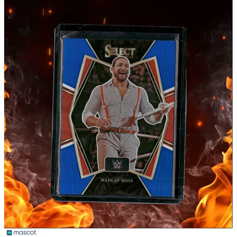 2022 Panini Select WWE Madcap Moss Blue Prizm Premier Level 017/199 #146