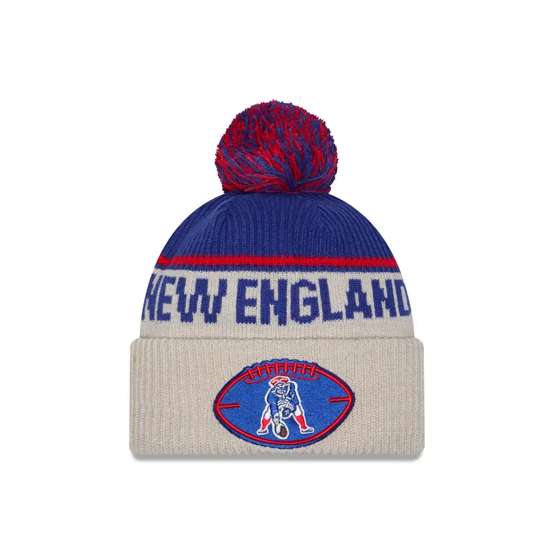 New Era - New England Patriots - NFL Sideline Beanie - Stone/OTC