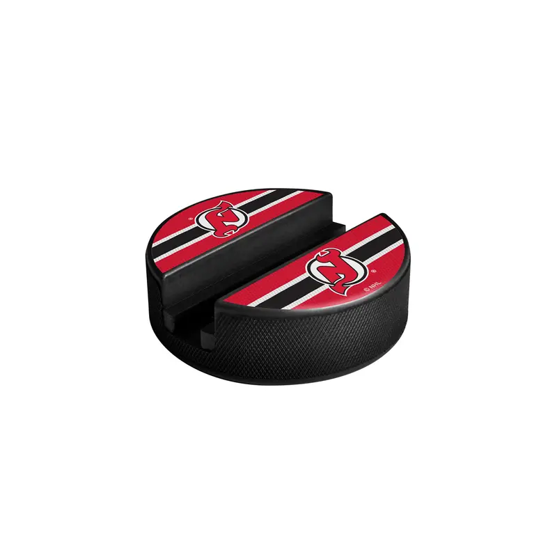 NHL New Jersey Devils Hockey Puck Media Device Holder
