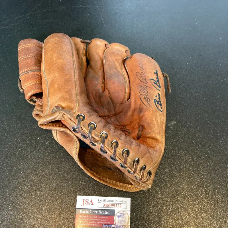 Billy Pierce Signed 1950's Game Model Baseball Glove With JSA COA