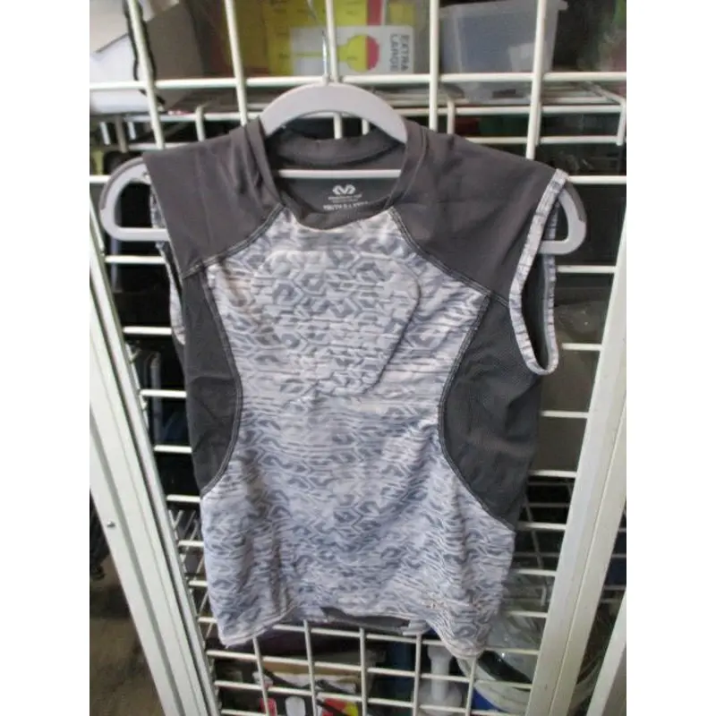 Used McDavid Hex Sternum Padded Compression Shirt Youth Size XL