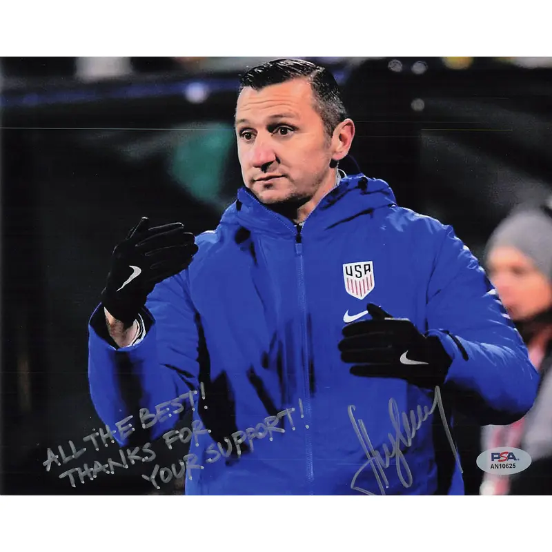 Vlatko Andonovski signed 8x10 photo PSA/DNA Autographed