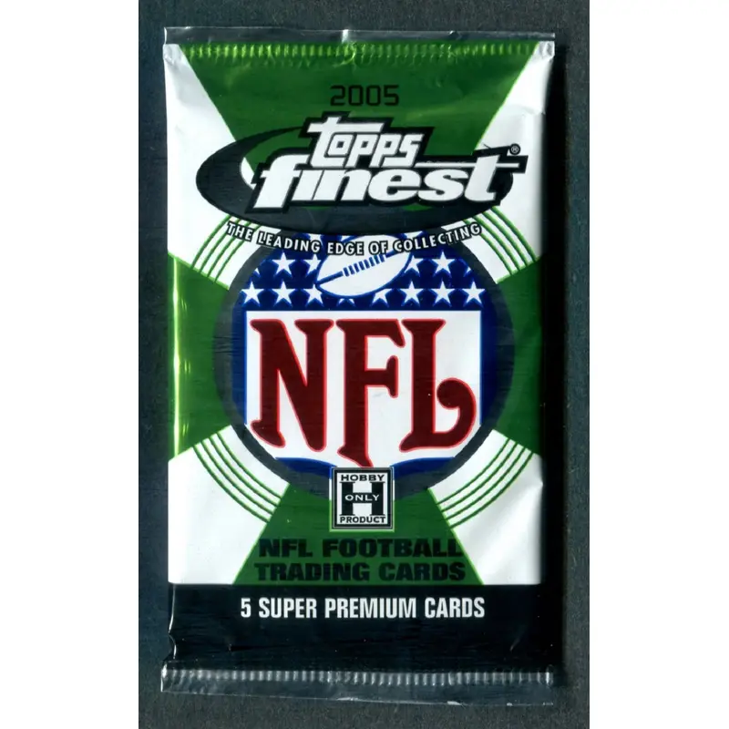 2005 Topps Finest Football Unopened Pack (Hobby) (5)
