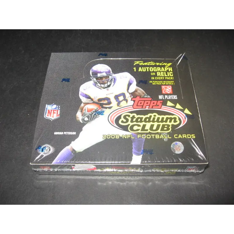 2008 Topps Stadium Club Football  Box