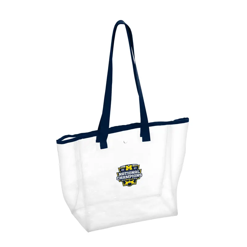 Michigan 2023 CFP National Champions Clear Tote