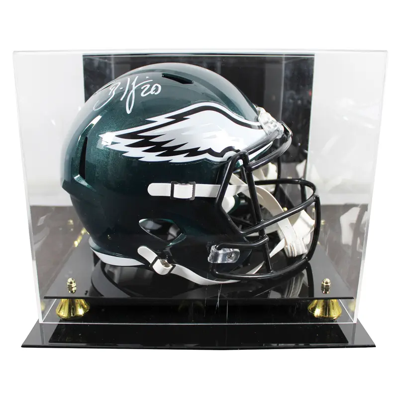 Eagles Brian Dawkins Signed Full Size Speed Rep Helmet W/ Case BAS Witnessed