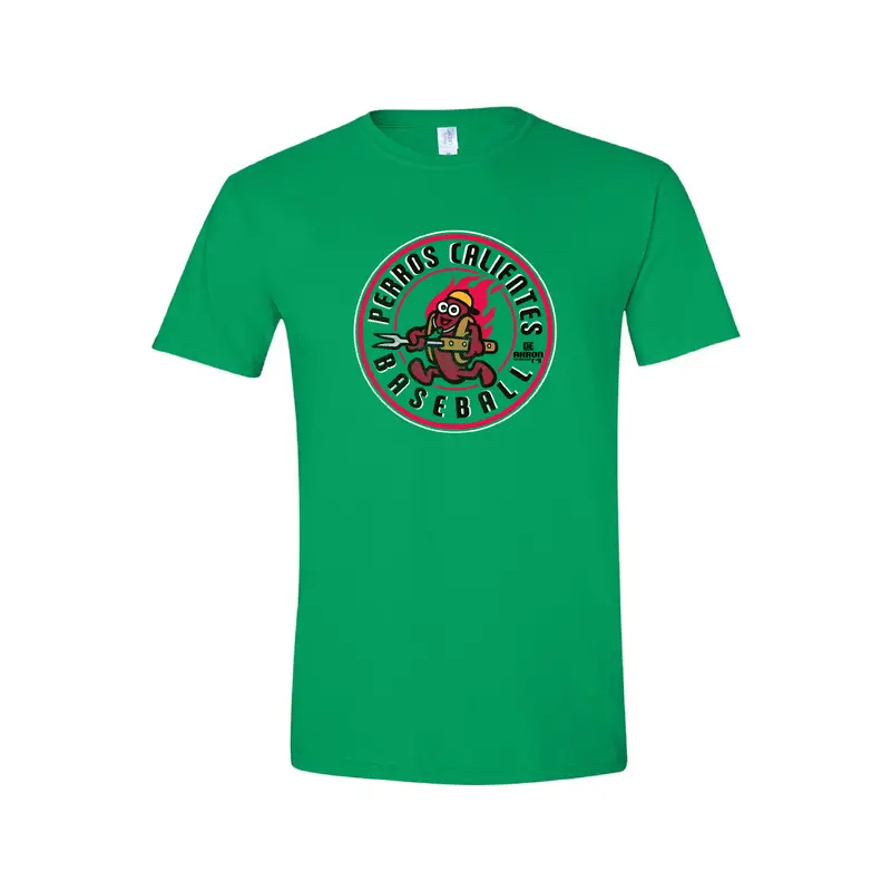 Perros Stamp Green Tee